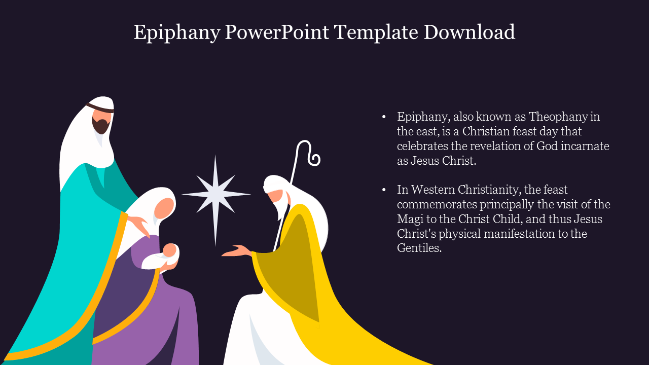 Epiphany PowerPoint Template Download